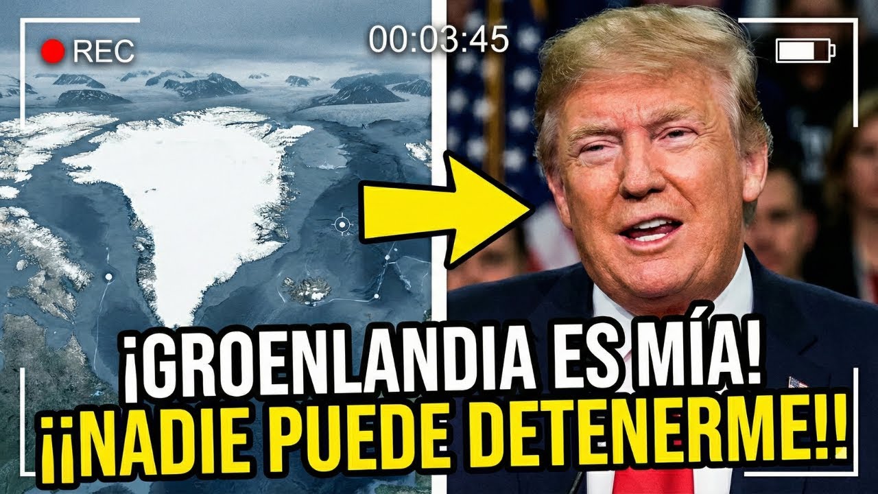 Última hora: Trump sorprende al mundo con el anuncio de la toma de Groenlandia