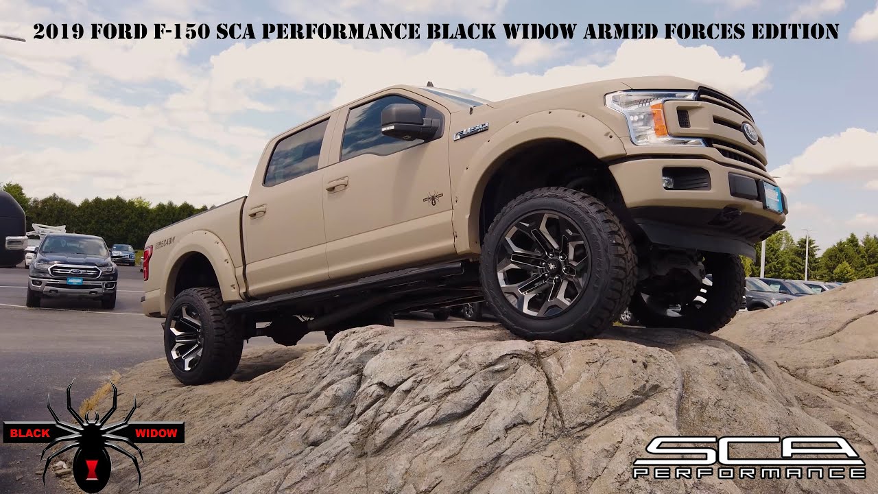 New 2019 F-150 SCA Performance Black Widow Armed Forces Edition | Dave Arbogast F4839T