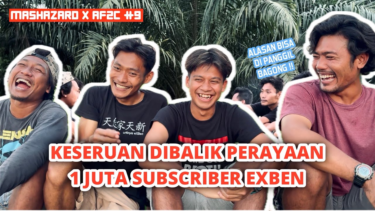 [BEHIND THE SCENE] PERAYAAN 1 JUTA SUBSCRIBER EXBEN + PODCAST BARENG BAGONG,MBAH,DENY ✨