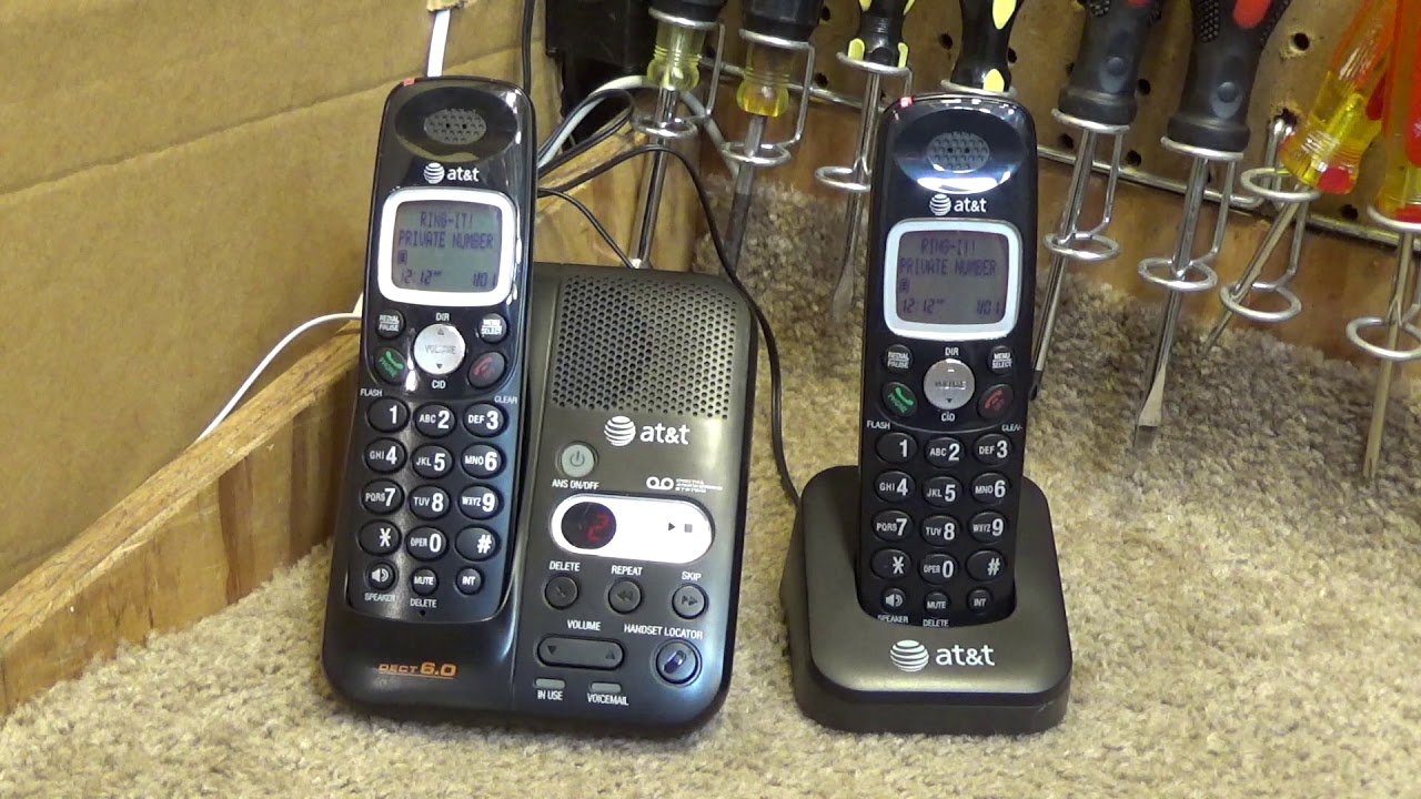 AT&T EL52419 DECT 6 Cordless Phone Ringing