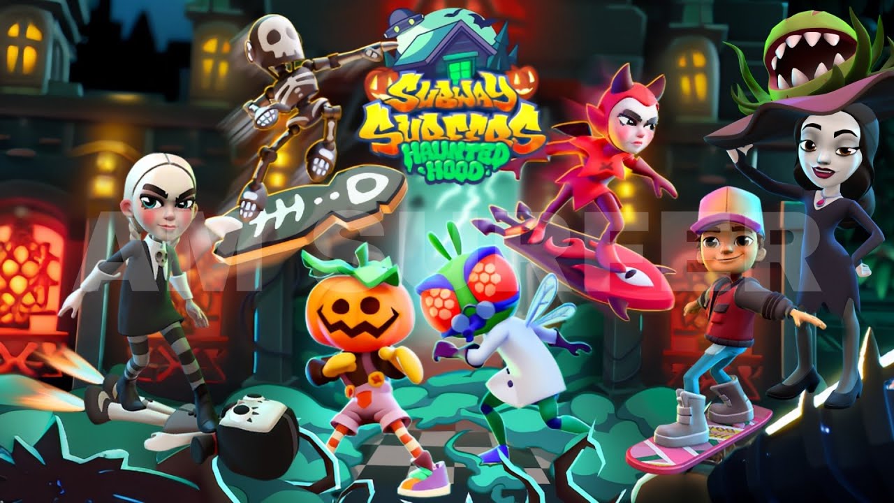 Subway Surfers All Haunted Hood 🏚️ ☠️🎃🕷️🧟‍♂️🕯️(Halloween) Trailer (2023-24)