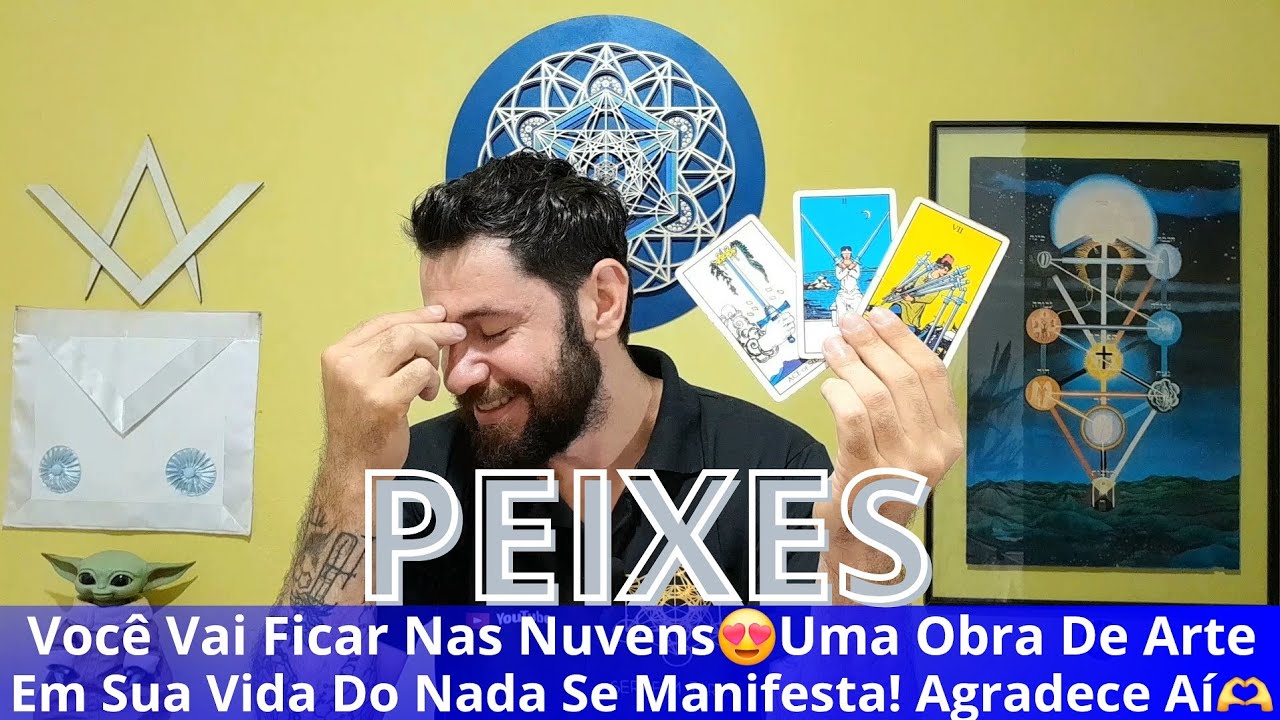 ♓PEIXES-VOCÊ VAI FICAR NAS NUVENS😍UMA OBRA DE ARTE EM SUA VIDA! VAI SE MANIFESTAR DO NADA! 🙌⭐