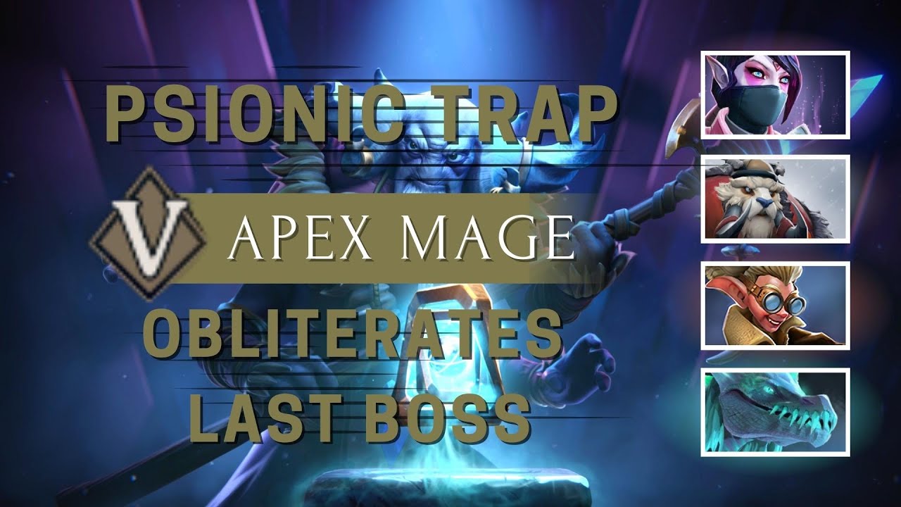 Aghanim's Labyrinth APEX MAGE | Templar Psionic Trap Combo Deletes Final Boss (and teammates PC's)