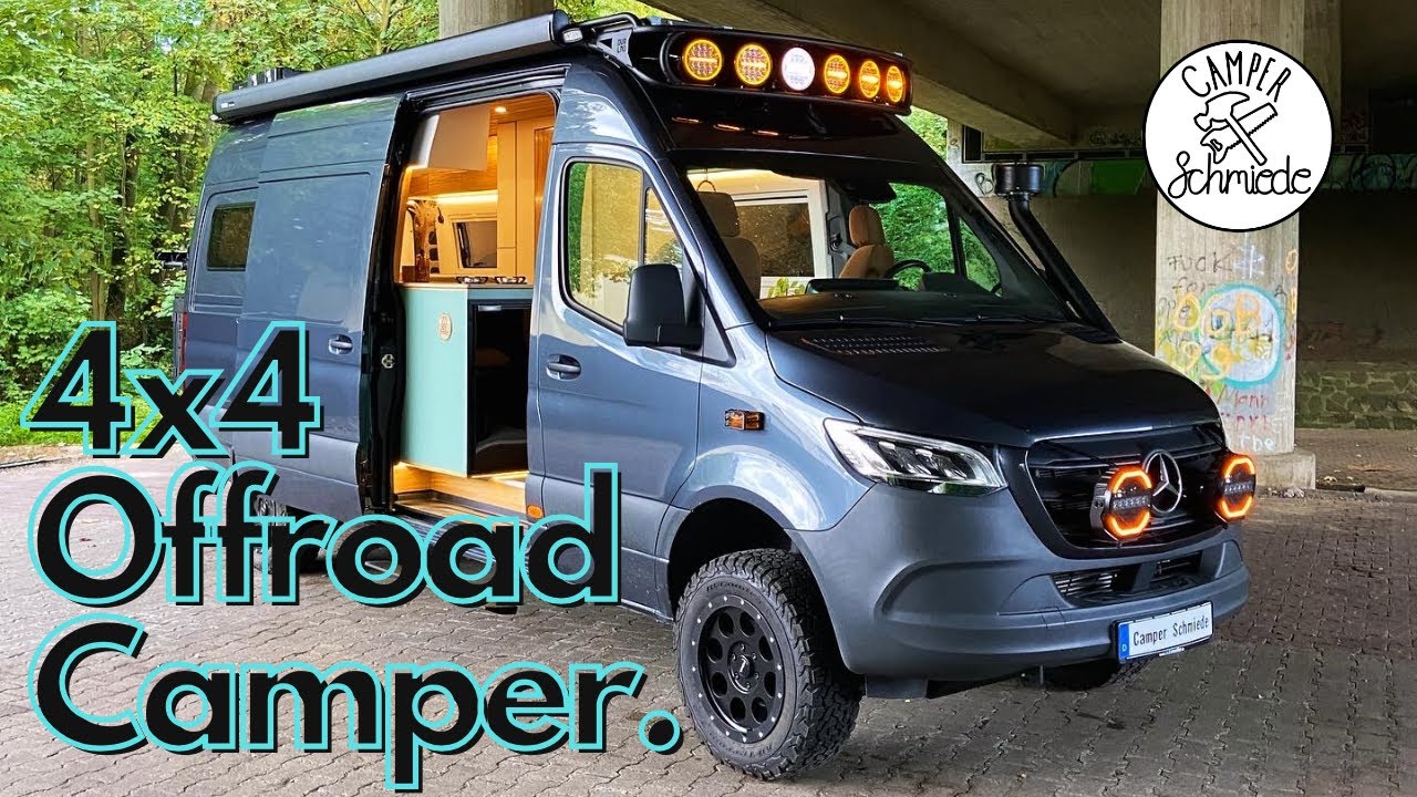 Für jedes Abenteuer gewappnet! Mercedes Sprinter 4x4 Offroad Custom Camper!