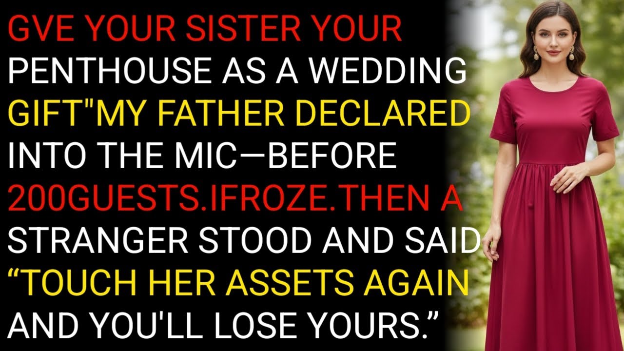 GVE YOUR SISTER YOUR PENTHOUSE AS A WEDDING GIFT