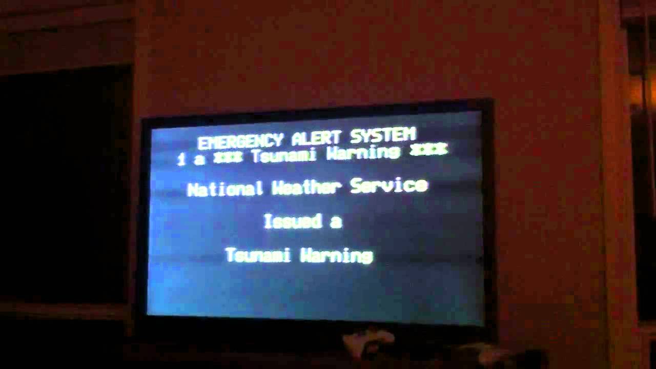 Tsunami Warning in Oregon