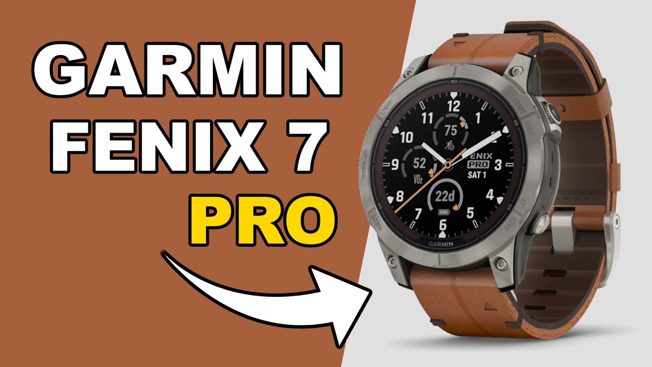 Garmin Fenix 7 Pro Sapphire Solar Titanium/Chestnut Leather Band Unboxing