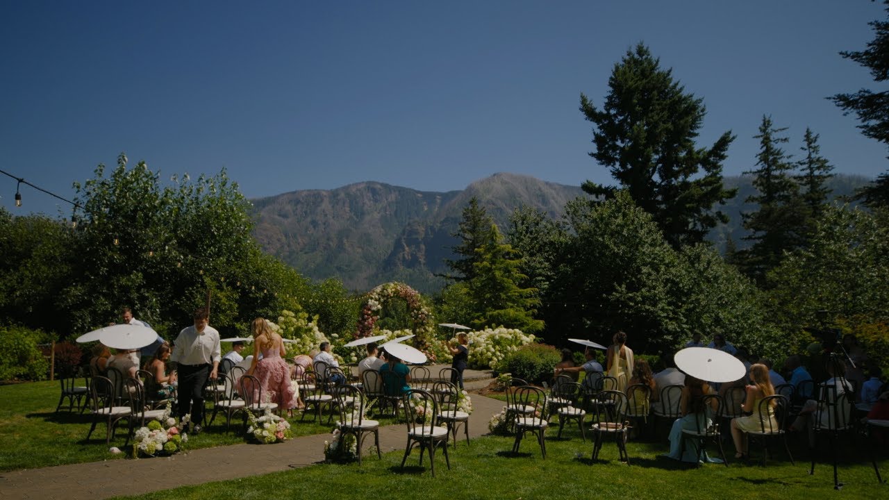 Elegant Garden Wedding at Cape Horn Estate | Washington Wedding Film | Vladimir and Anastasiya