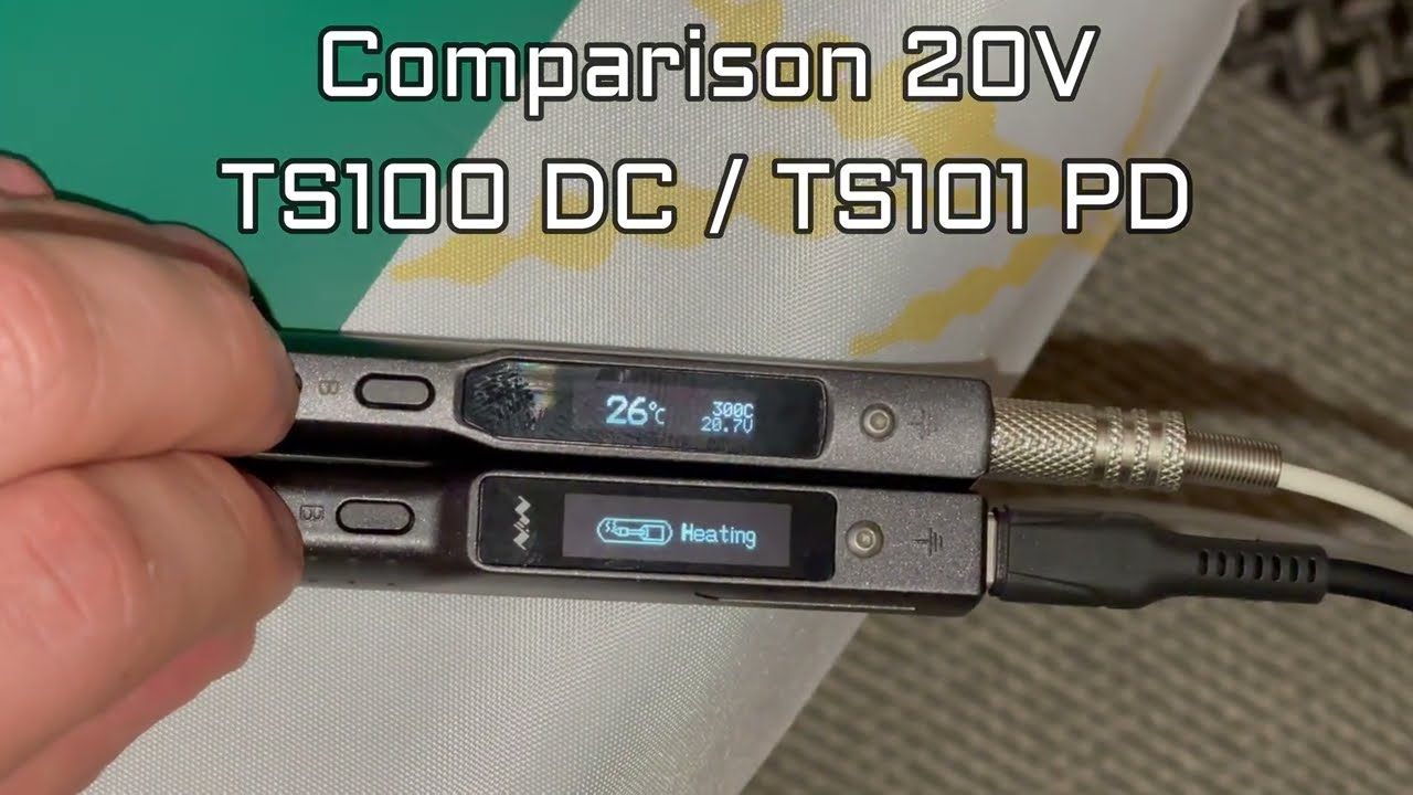 Solder comparison TS100 vs TS101 20V (before firmware fix)