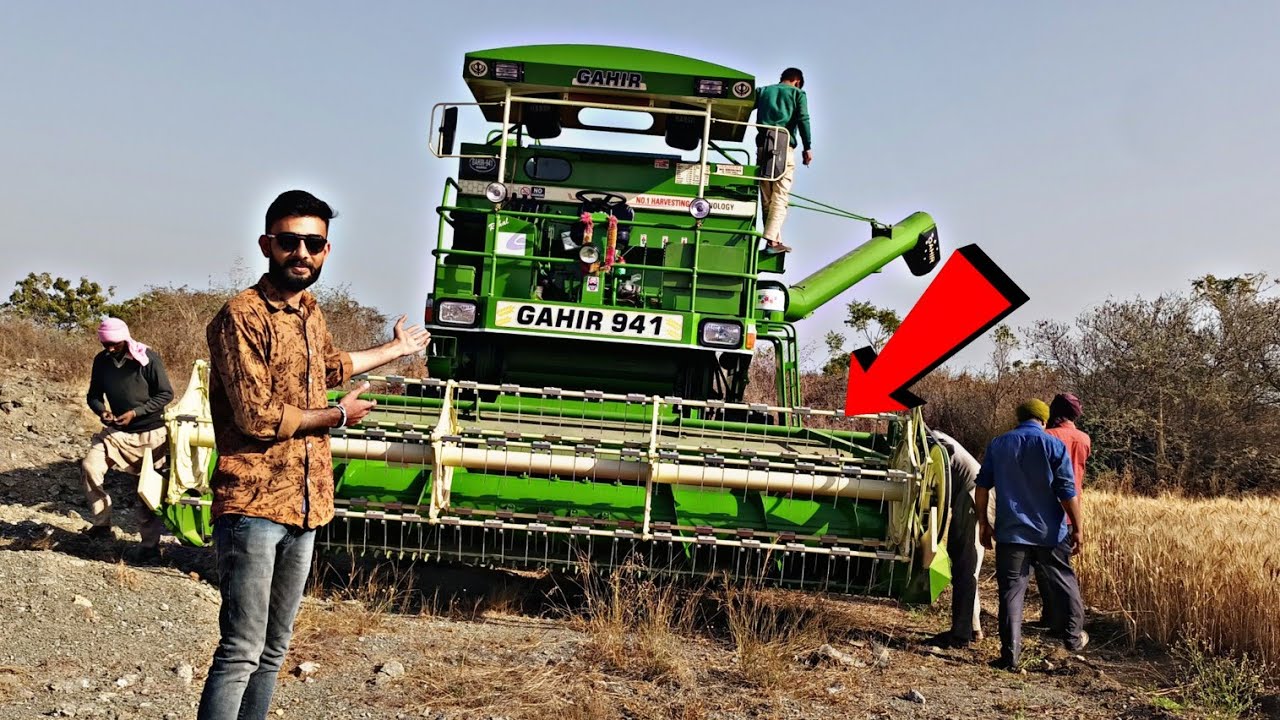 combine harvester part 2 | किया गजब तरी कैसे चलता है - आप लोगो ने कभी नहीं देखा होगा😱