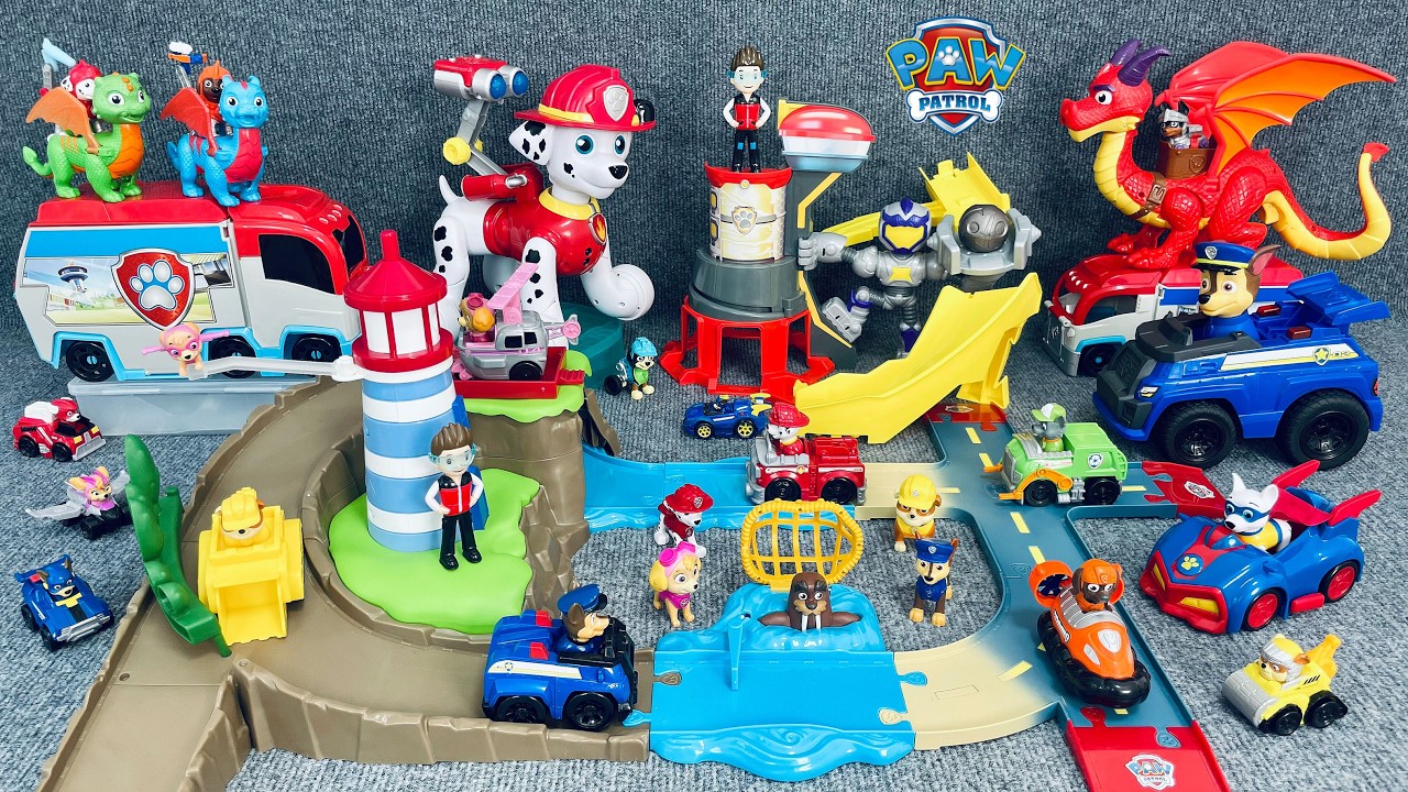 30 Minutes Satisfying with Unboxing Paw Patrol Toys Collection ASMR | Toy Review