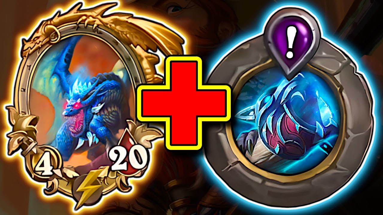 Making Huge Dragons with this combo! | Hearthstone Battlegrounds