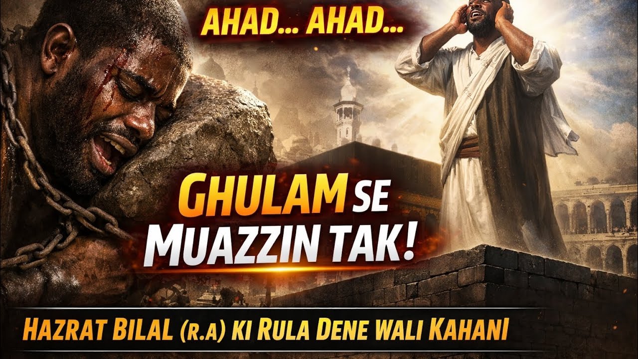 Hazrat Bilal Habshi (R.A) pr Makkah ma Zulm se le kr Kaaba ki Chat pr Azan ka Safar.Ahmad Journey