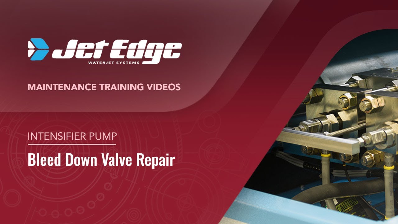 Maintenance Training Video: Bleed Down Valve Repair