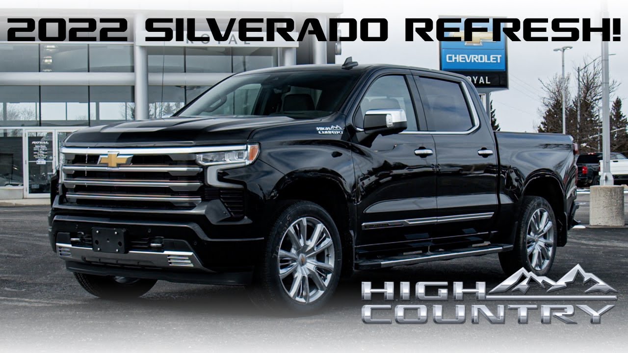It's Finally Here the new interior! 2022 Chevrolet Silverado High Country!
