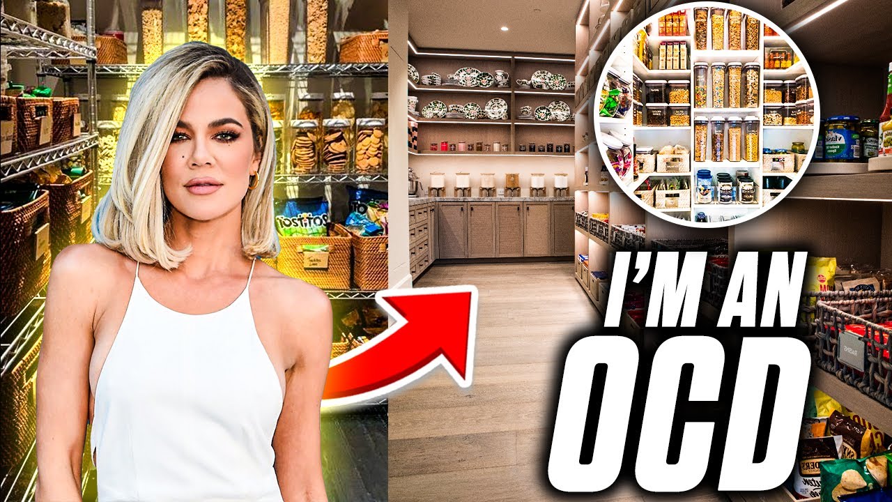 Inside Khloe Kardashians New Million Dollar OCD pantry!