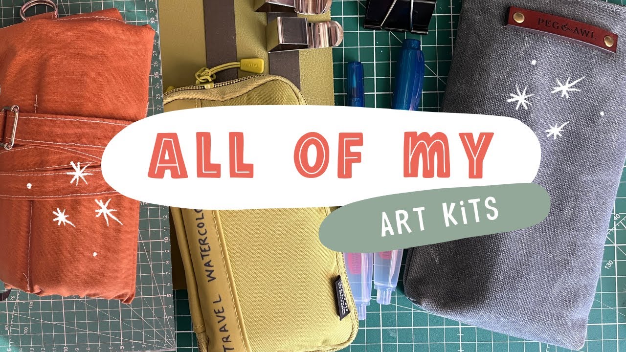Exploring my art kit collection 2024