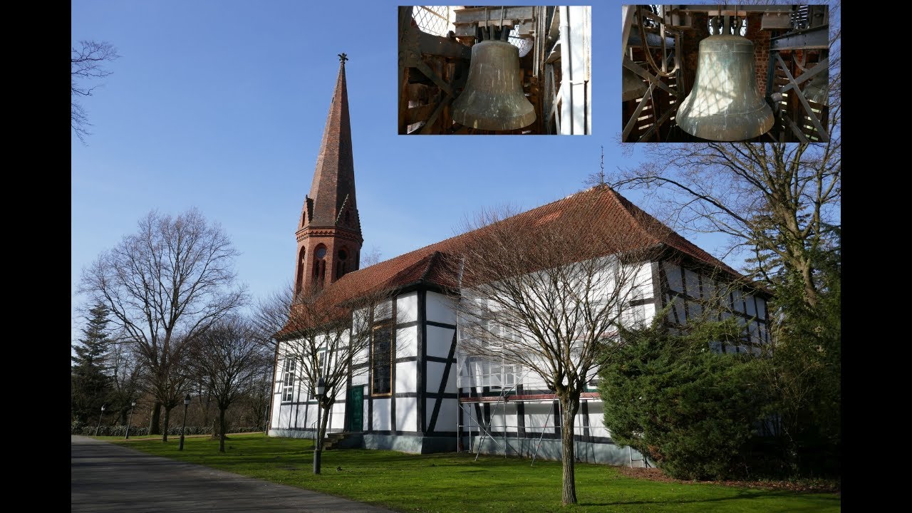 Arenshorst (D-OS) - Die Glocken der evang. luth. Johanniskirche (Turmaufnahme)