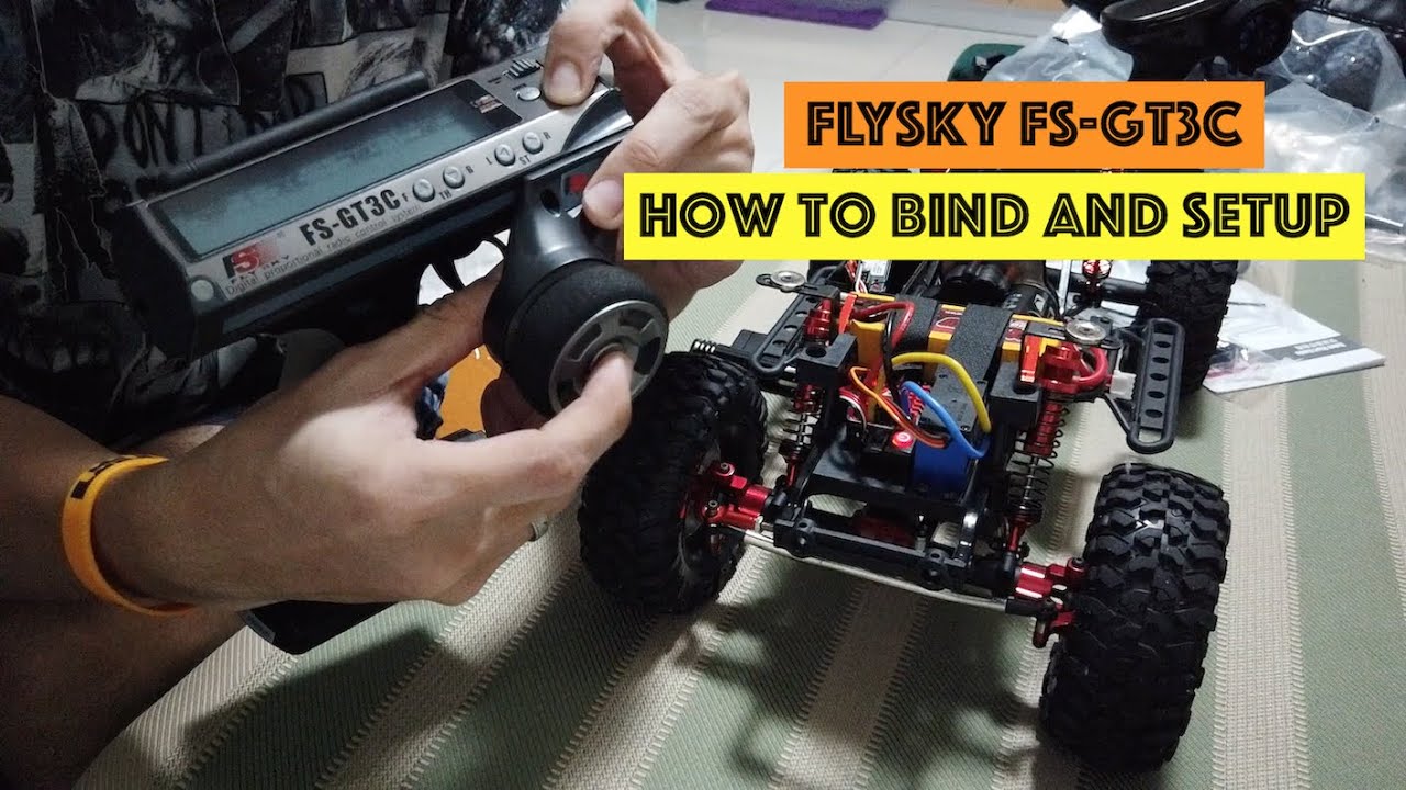 FlySky FS-GT3C: How To Bind and Setup | JuvsTagaban RC