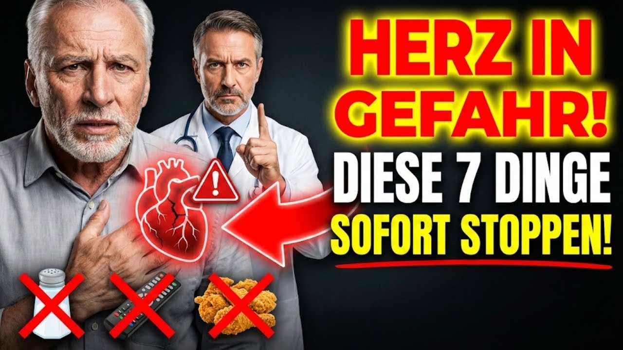 Herz in Gefahr? Stoppen Sie diese 7 täglichen Gewohnheiten sofort!