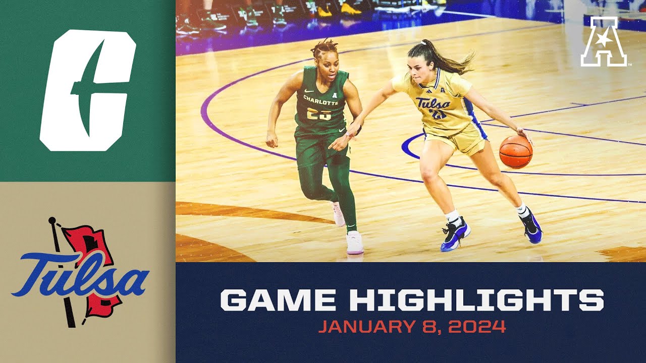 Game Highlights: Charlotte vs. Tulsa (Jan. 8, 2025)