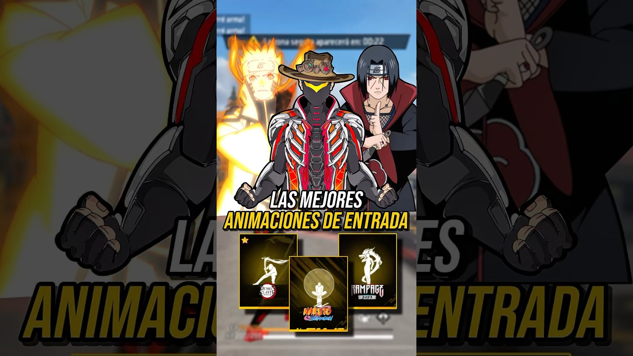 LAS MEJORES ANIMACIONES DE ENTRADA DE FREE FIRE 🔥