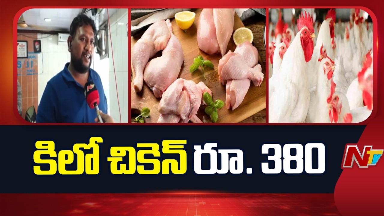 Chicken Price : చికెన్‌ ధరలకు రెక్కలు..ఒక కిలో చికెన్‌ ధర 380 | NTV Telugu