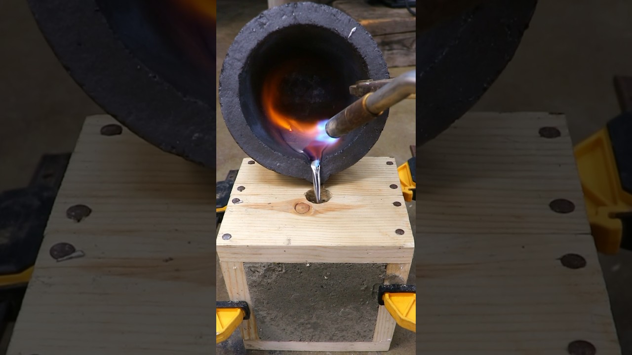I casted Pikachu #casting #forging #melting #pikachu #pokemon #satisfying