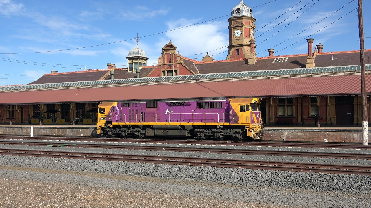 WELCOME BACK! A Rostered V/Line Locomotive returns to Maryborough Victoria after a long time