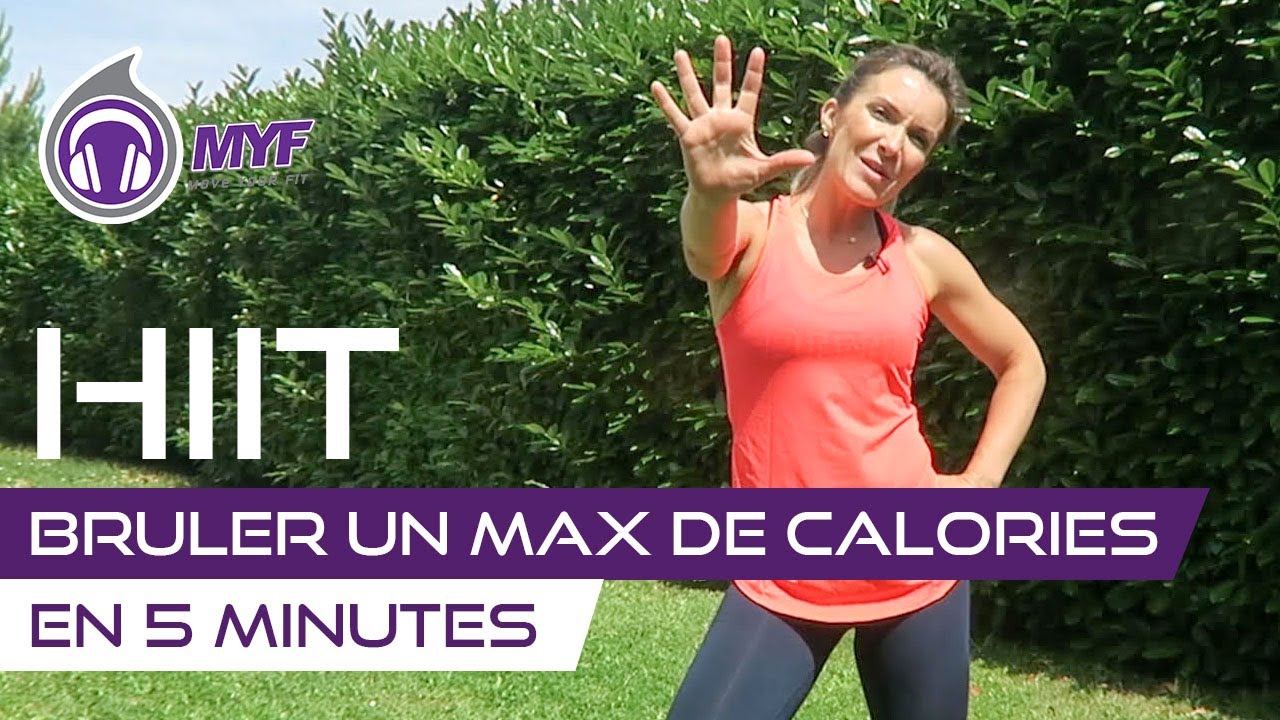 HIIT tous niveaux de 5 minutes pour br&ucirc;ler des calories