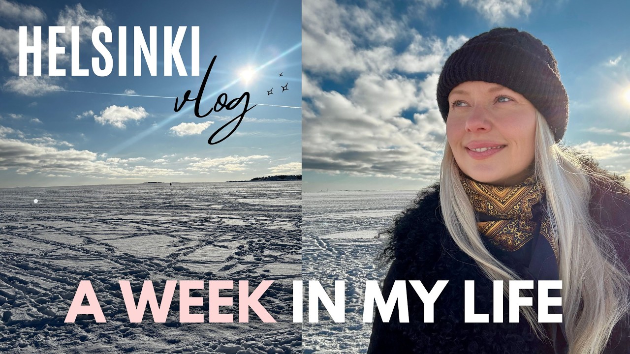 Helsinki VLOG: Walking on a Frozen Sea | Winter in Finland | Everyday Life & Acting Studies