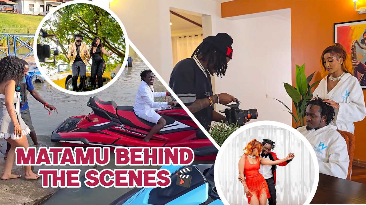THE MAKING OF BAHATI'S MATAMU MUSIC VIDEO WAS FUN 🎬😄