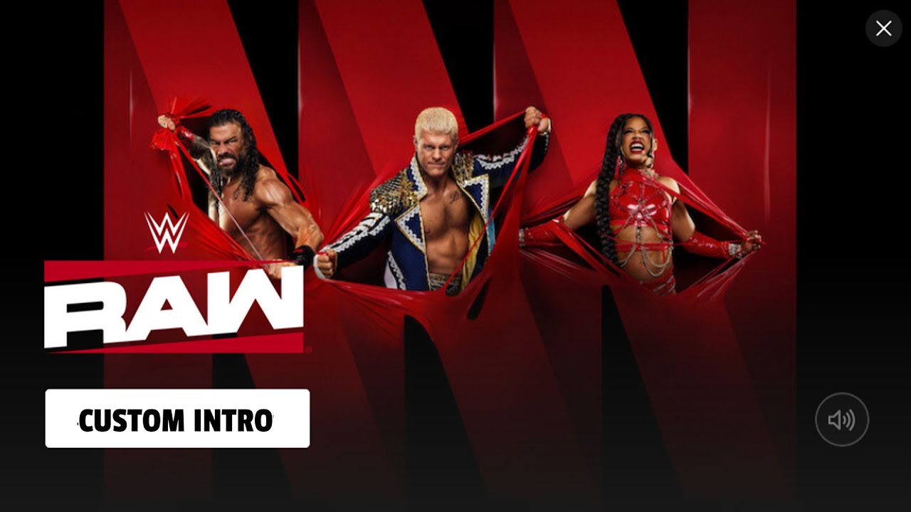WWE Raw on Netflix - Custom Intro 2025