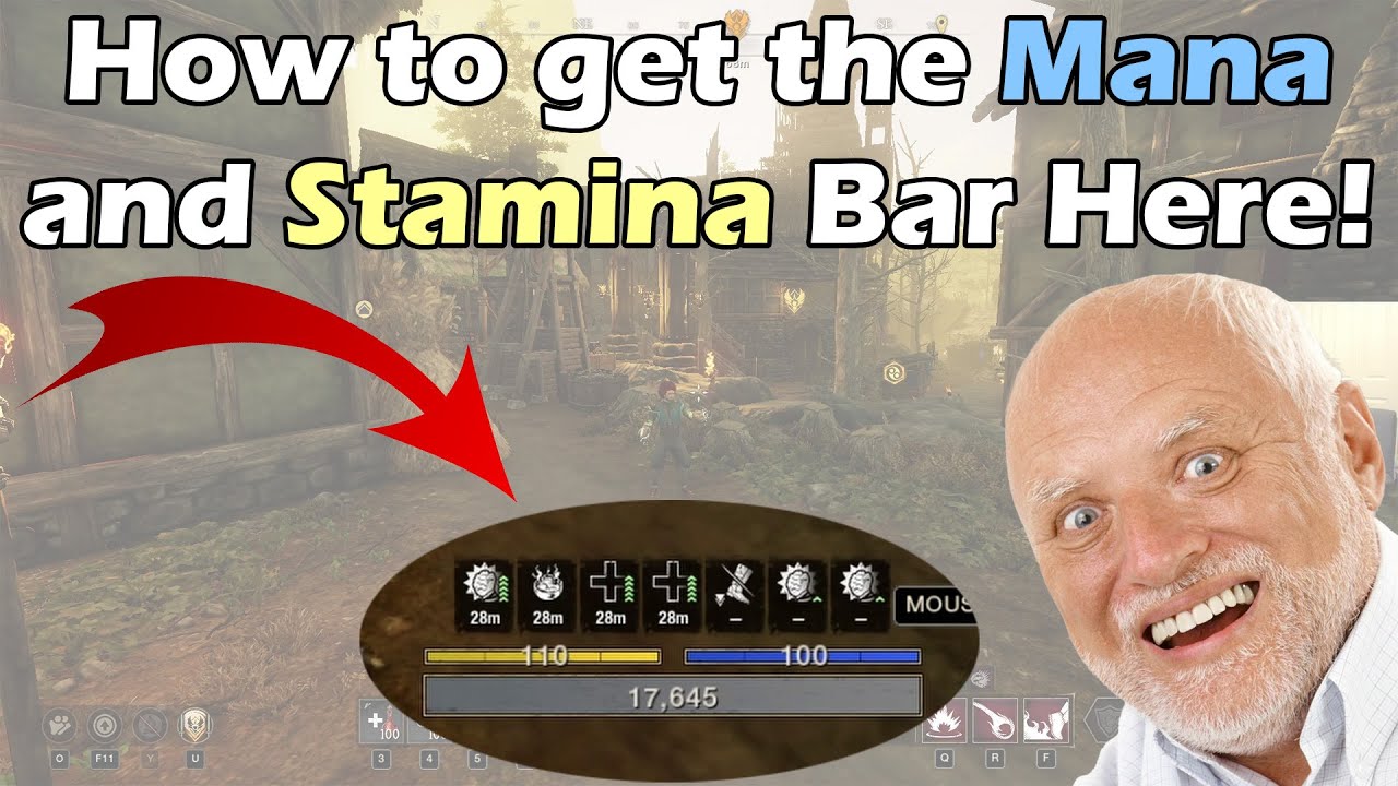How to get the Mana and Stamina Bar Here! | New World: Aeternum