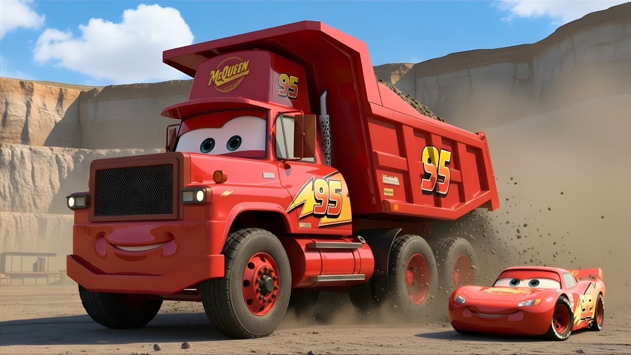 Truck McQueen: How Did He Save the Workers at the Construction Site?