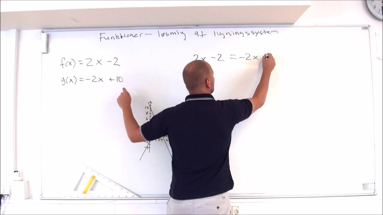 Funktioner - Ligningssystemer - Matematik FED