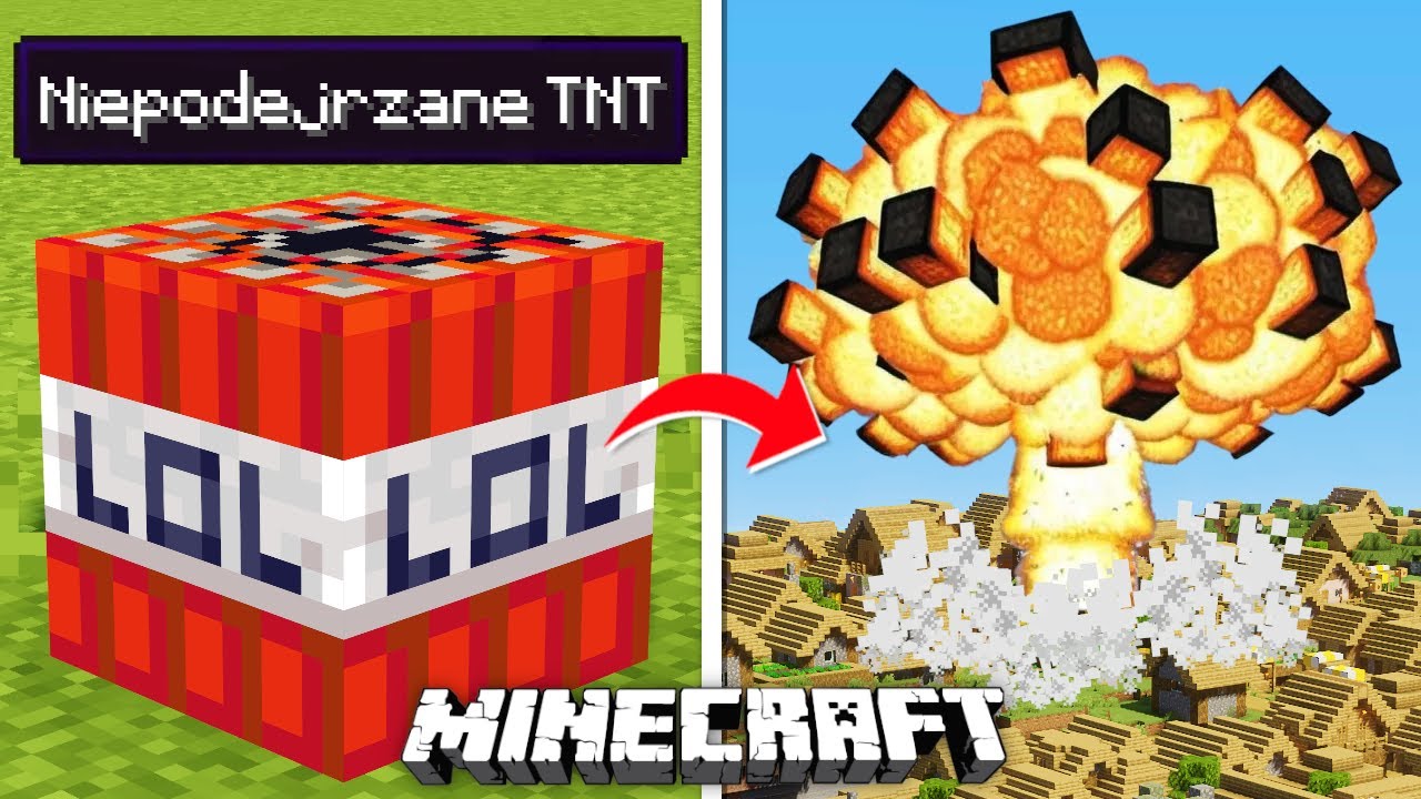 10 NAJGORSZYCH TNT w MINECRAFT... *kto to wymyślił XD*