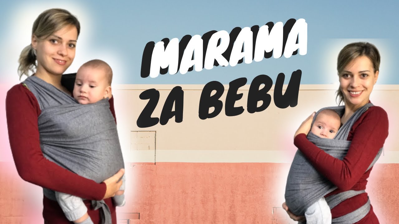 Kako se vezuje elastična marama za bebe? | Idealno za uzrast od 0+