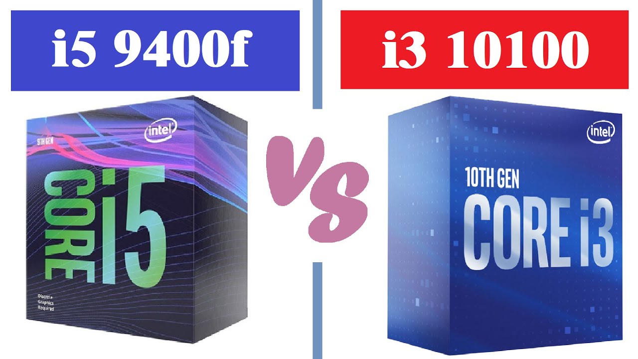 Intel i5 9400f VS Intel i3 10100 10 Games Tested