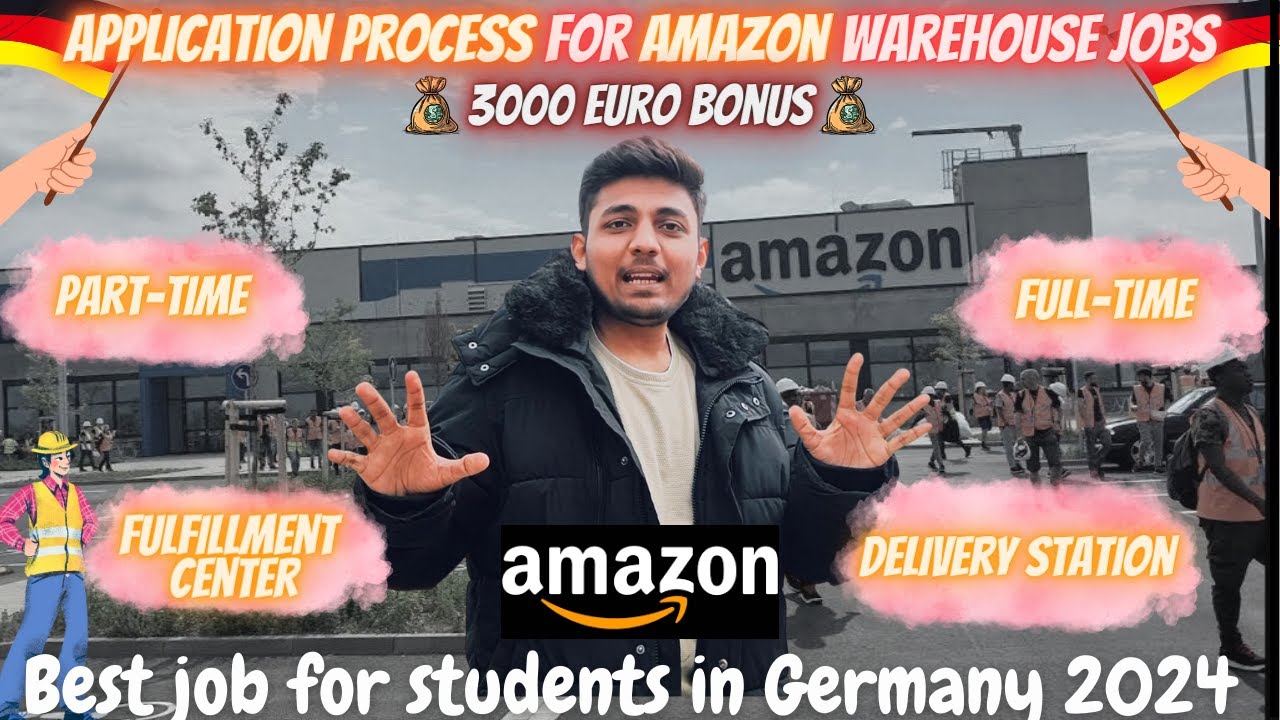 How to Apply for Amazon Warehouse Jobs | Part-time & Full-time  job in Germany| Salary, Bonus & Tips