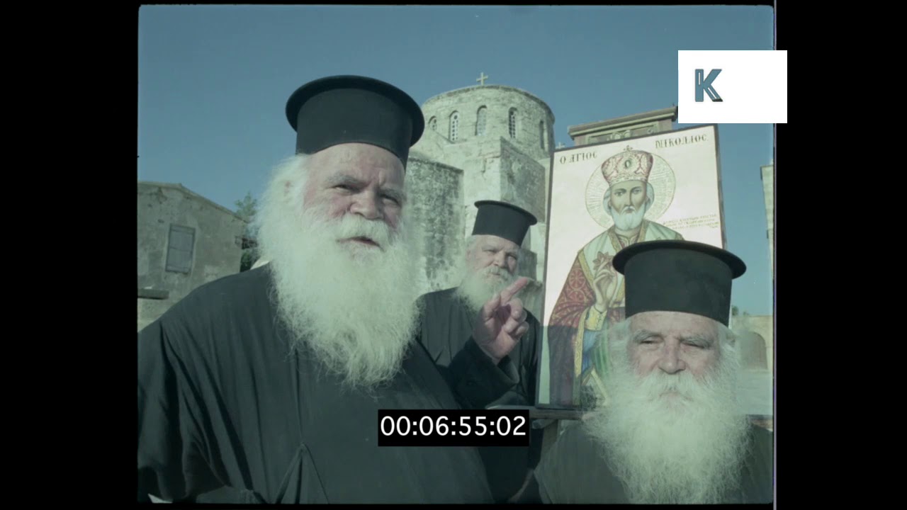 1970s Cyprus Three Greek Orthodox Priests, 35mm