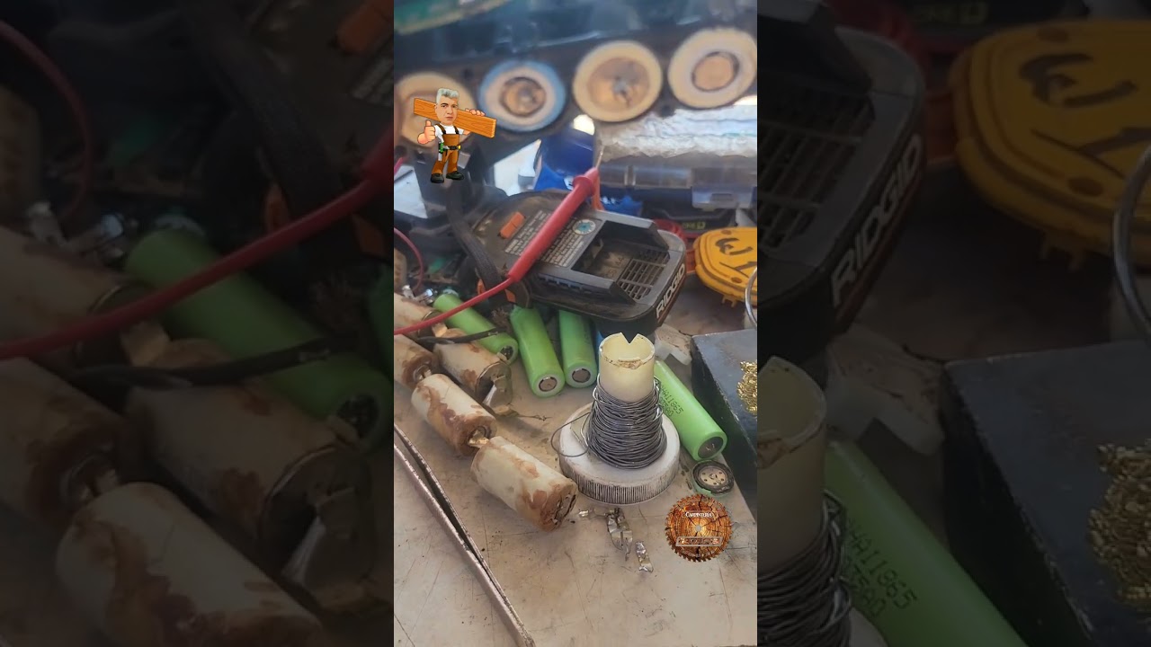 Reparación de pila marca ridgid
