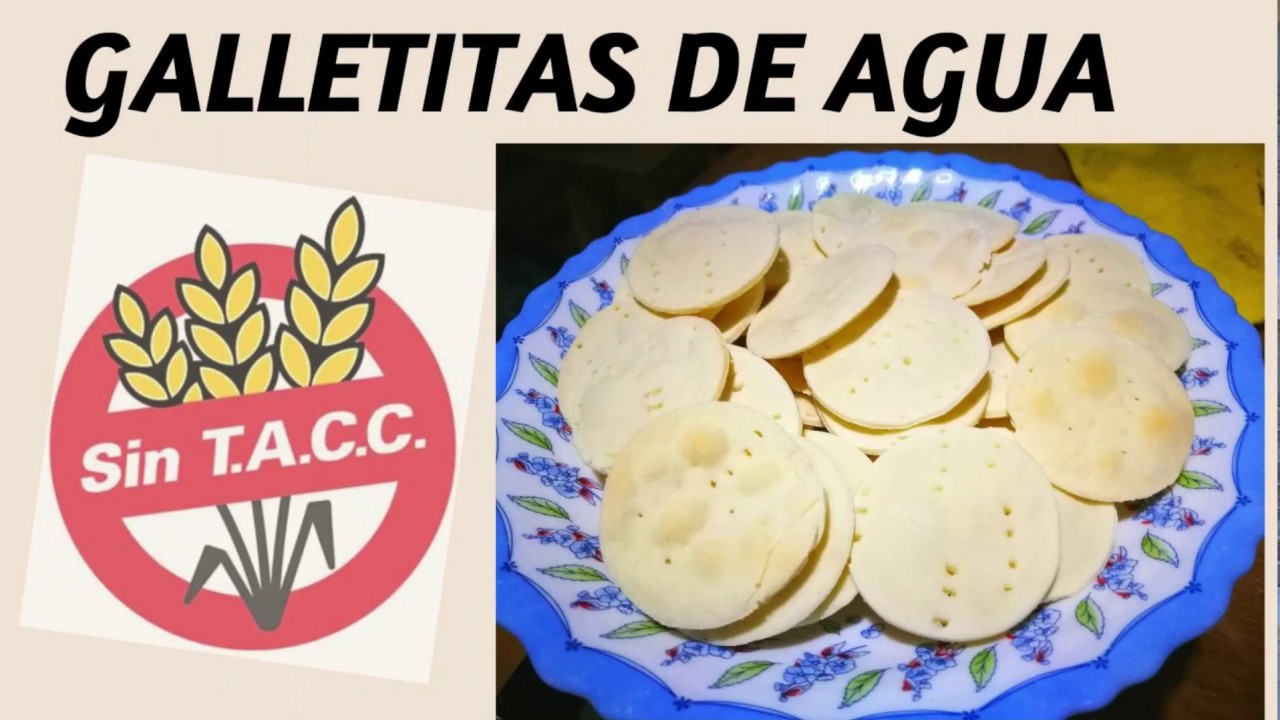 ✅GALLETITAS de agua (LIBRE de GLUTEN)✅ APRENDE a hacer GALLETAS MARINERAS para Celiacos (SIN TACC)
