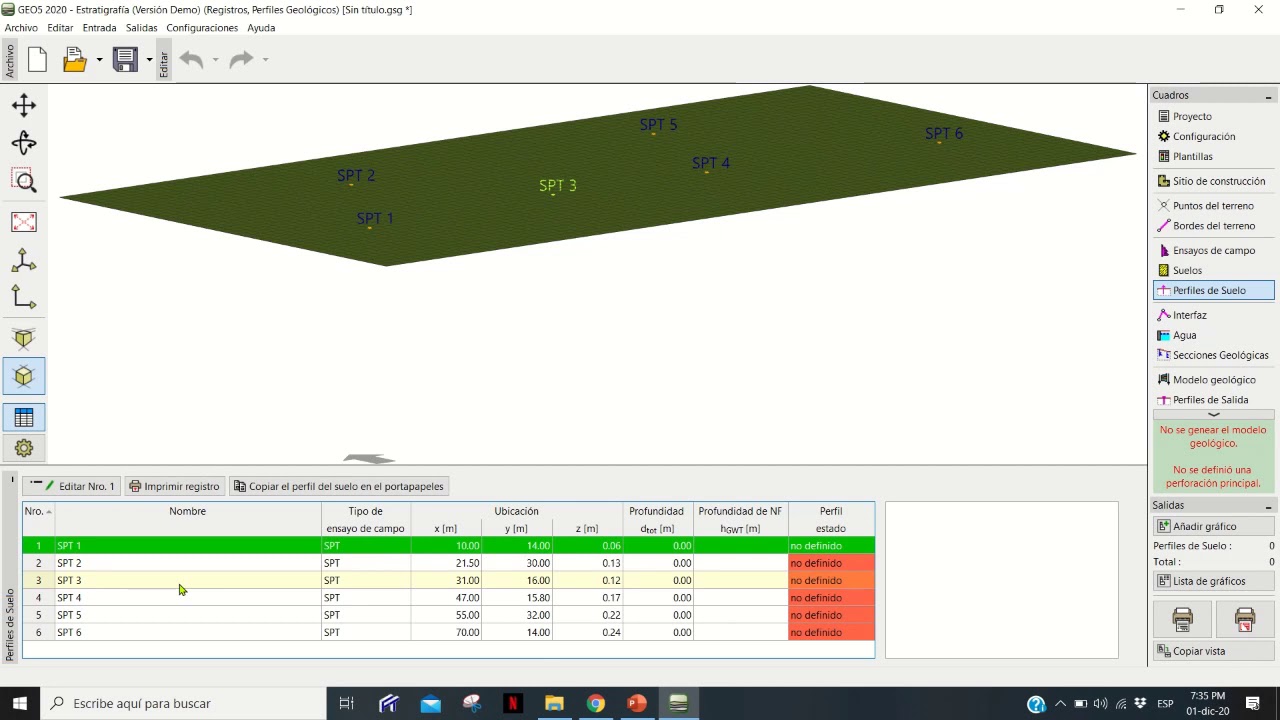 TUTORIAL GEO5 - MODELO GEOLOGICO TRIDIMENSIONAL
