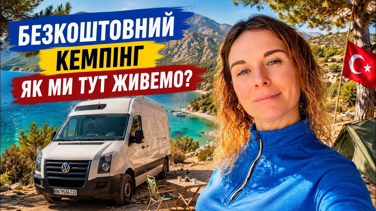 ТУРЕЧЧИНА НА ДИКО в будинку на колесах: Наш побут у кемпері біля моря, риболовля та мопед 🚐🌊