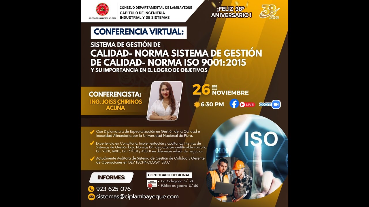 SISTEMA DE GESTION DE CALIDAD – NORMA ISO 9001:2015 Y SU IMPORTANCIA EN EL LOGRO DE OBJETIVOS