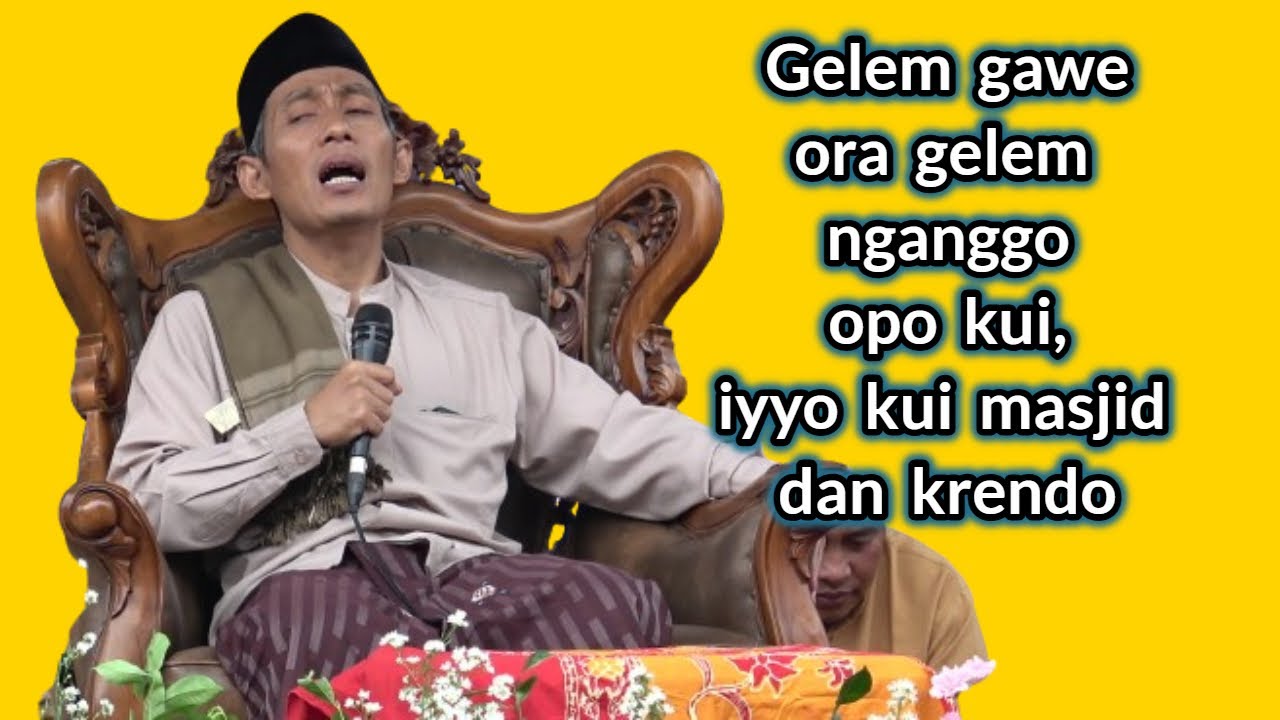 Ngaji jawi bersama KH Agus Anam putra Bp KH Sholichun