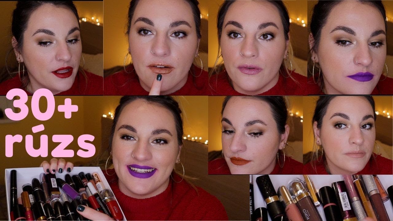 Az összes rúzsom😍Több mint 30 rúzs💄Kedvencek és kiszanáltak🙆🏼