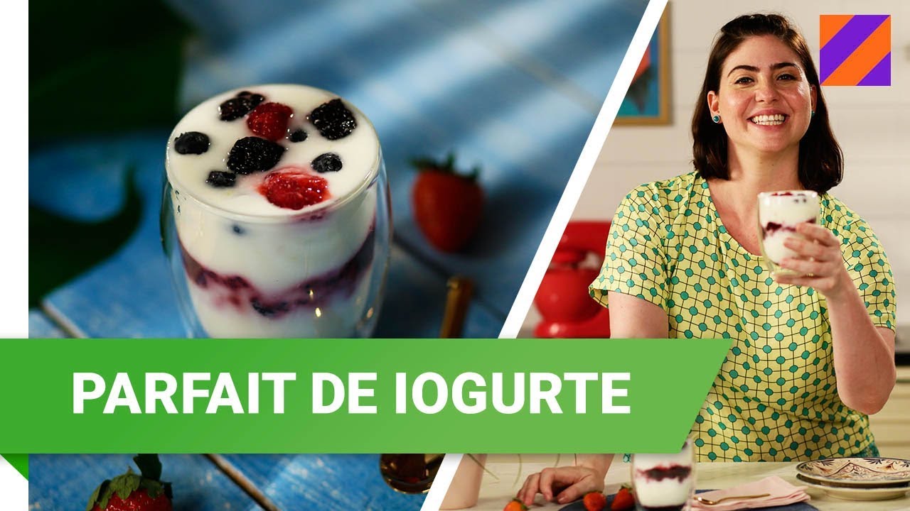 Como fazer PARFAIT DE IOGURTE CASEIRO sem açucar!