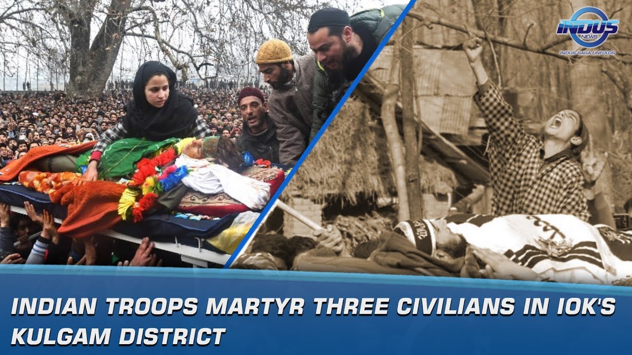 Indian Troops Martyr Three Civilians In IOK's Kulgam District | Indus News
